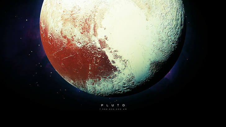 stars, Pluto, planet, universe, space, HD wallpaper