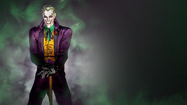 The Joker digital wallpaper, movies, DC Comics, Batman, The Dark Knight, HD wallpaper