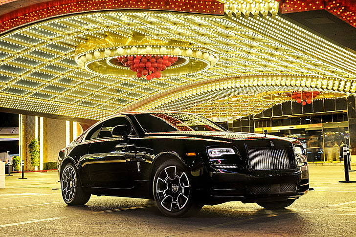 Rolls-Royce Wraith Black Badge, 4K, HD wallpaper