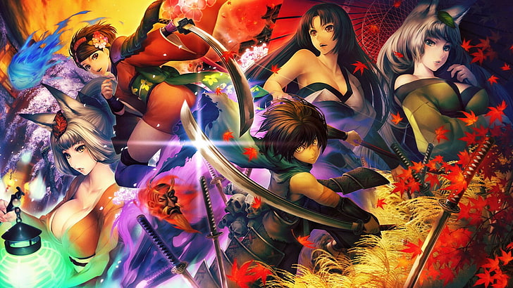 Video Game, Muramasa: The Demon Blade, Kisuke (Muramasa), Kongiku (Muramasa), HD wallpaper