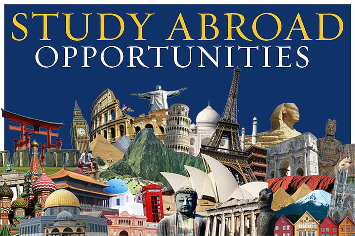 study-abroad-sign, HD wallpaper