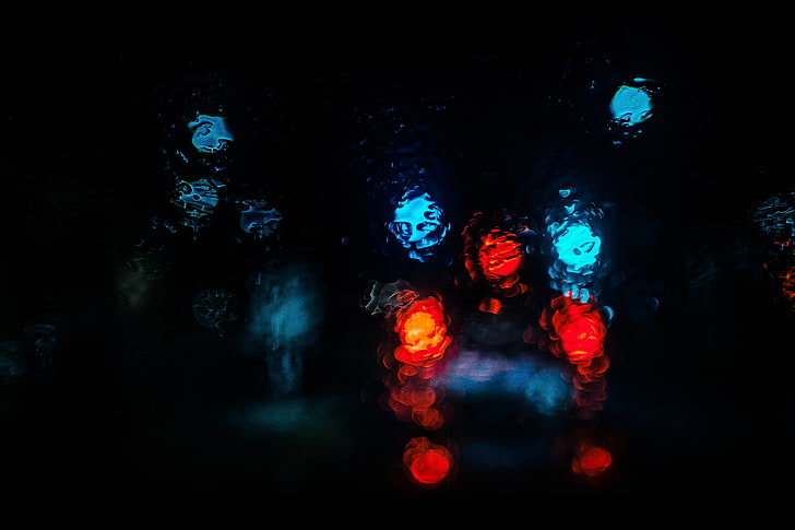Osman Rana, bokeh, motion blur, lights, illuminated, no people, HD wallpaper
