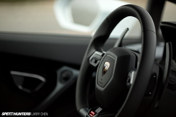 Lamborghini Huracan Interior Steering Wheel HD, cars, HD wallpaper