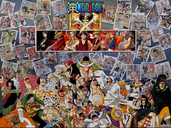 One-piece illustration lot, One Piece, anime, choice, human representation, HD wallpaper