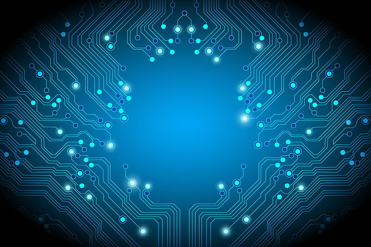 abstract, circuit, computer, detail, electronic, electronics, HD wallpaper