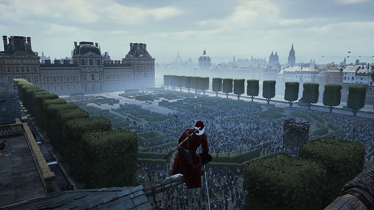 gray concrete buildings, Assassin's Creed, Assassin's Creed: Unity
