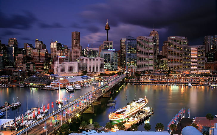 Darling Harbour Sydney Nsw Australia 2560×1600, HD wallpaper