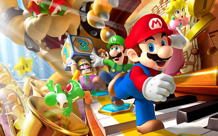 Mario, Games, Classic, Adventure, Grades, HD wallpaper