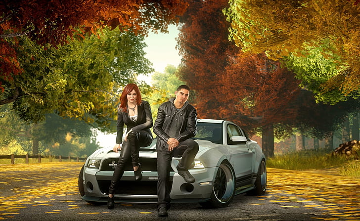 Need for Speed - The Run Autumn (HD), Games, Ford, Mustang, video game