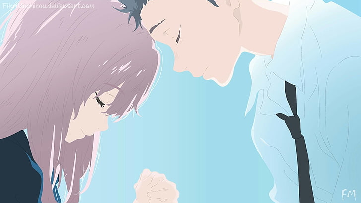 Anime, Koe No Katachi, A Silent Voice, Shouko Nishimiya, Shouya Ishida, HD wallpaper