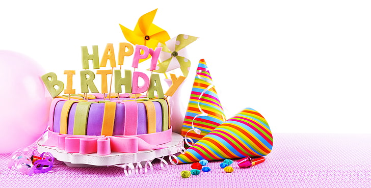 Happy Birthday Wish Quotes In Colorful Bokeh Background HD Happy Birthday  Wallpapers | HD Wallpapers | ID #94827