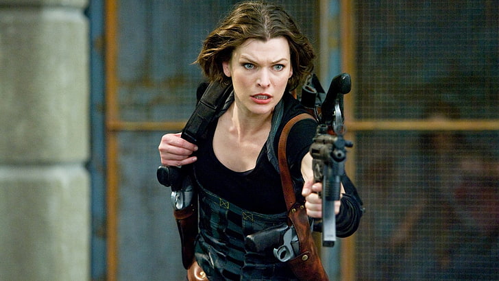 Resident Evil, Resident Evil: Afterlife, Milla Jovovich, one person, HD wallpaper