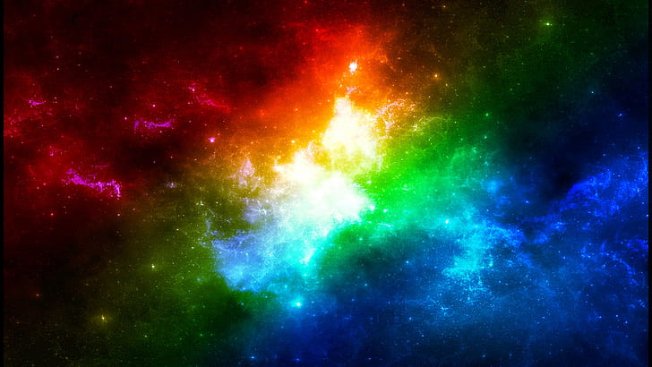 Abstract, Rainbow, Colorful, HD wallpaper