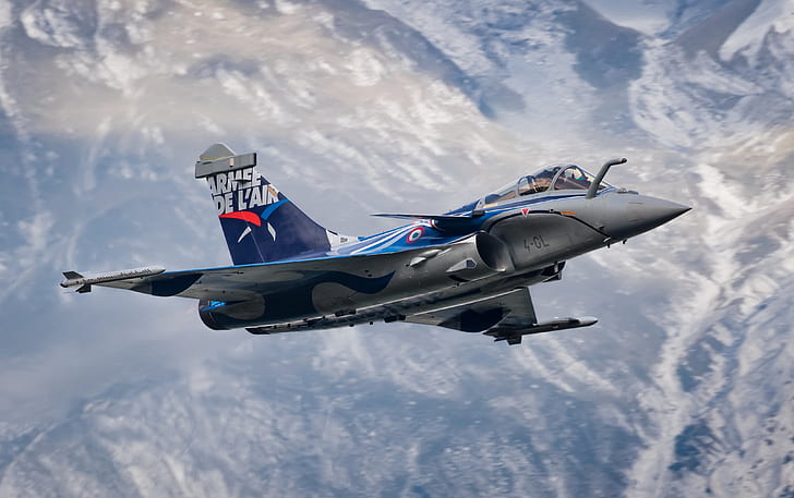 Dassault Rafale, French Air Force, C 4-GL Alps, HD wallpaper