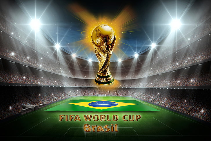 HD wallpaper: Fifa World Cup wallpaper, football, golden, Brazil, Brasil,  trophy | Wallpaper Flare
