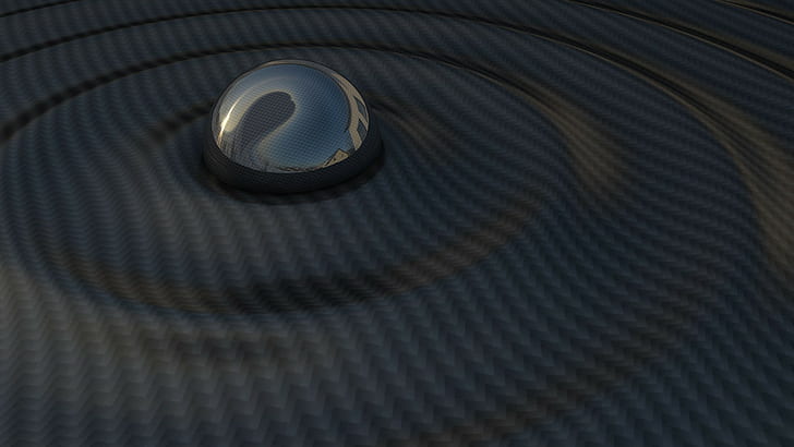 water droplet, abstract, carbon fiber, music, noise, speaker, HD wallpaper