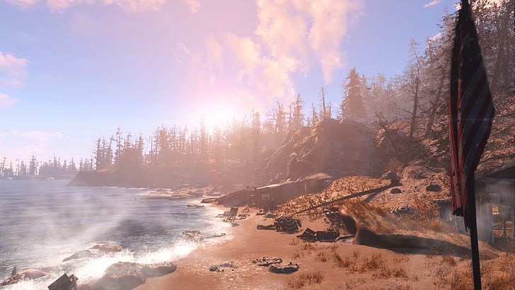 DLC, Supplement, Fallout 4, open world, Far Harbor, post-Apocalypse