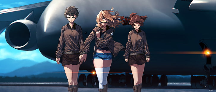 Anime, Girls und Panzer, Alisa (Girls und Panzer), Kay (Girls und Panzer), HD wallpaper