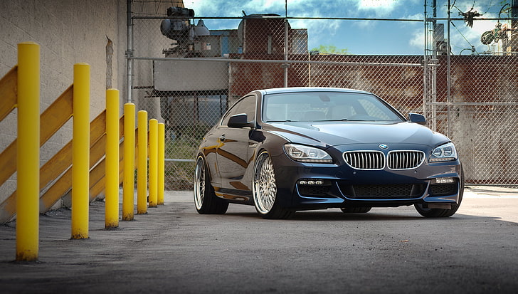 HD wallpaper: blue BMW F12 coupe, f13, 650i, black, car, land Vehicle,  transportation