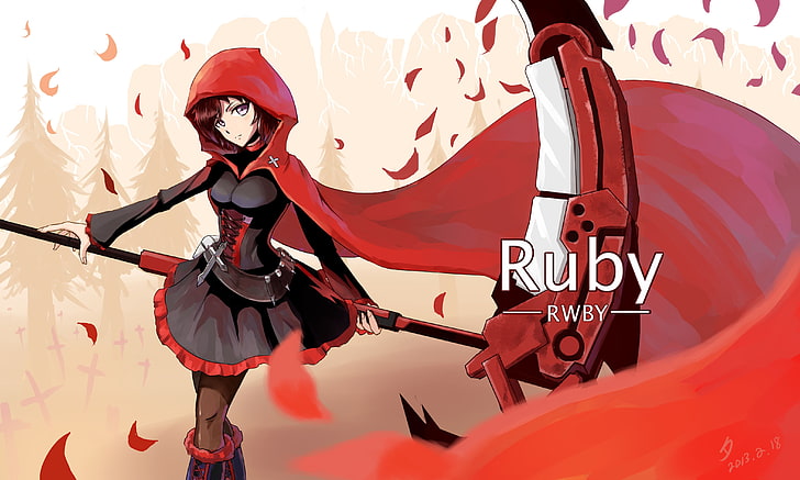New Ruby - RWBY Anime Dakimakura Japanese Hugging Body Pillow Cover  ADP17044-B-demhanvico.com.vn