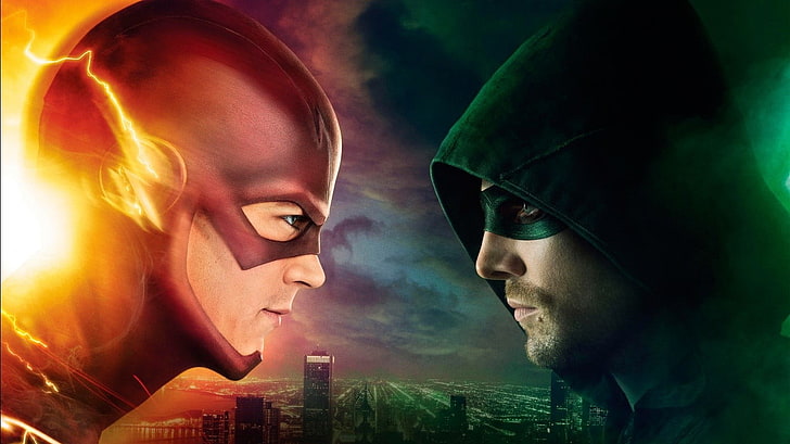HD wallpaper: DC The Flash and Arrow wallpaper, Green Arrow, Arrow (TV  series) | Wallpaper Flare