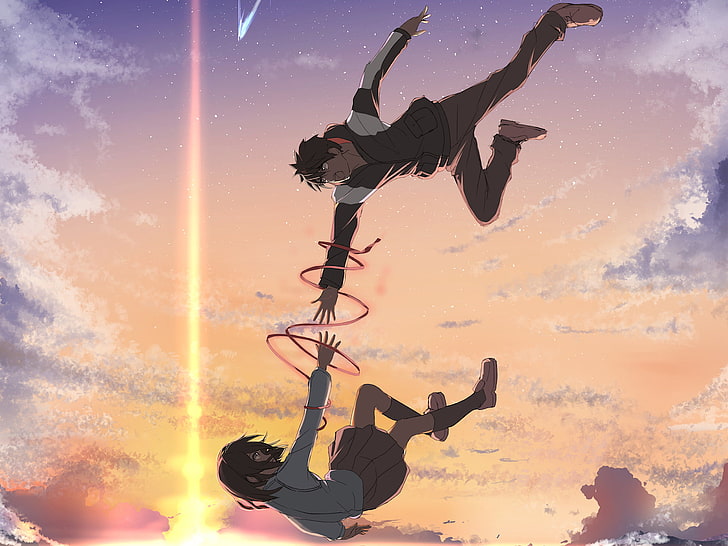Anime, Your Name., Kimi No Na Wa., Mitsuha Miyamizu, Taki Tachibana, HD wallpaper