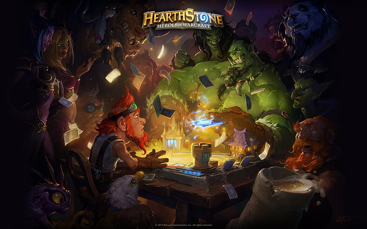 Hearthstone: Heroes of Warcraft, Blizzard Entertainment, concept art