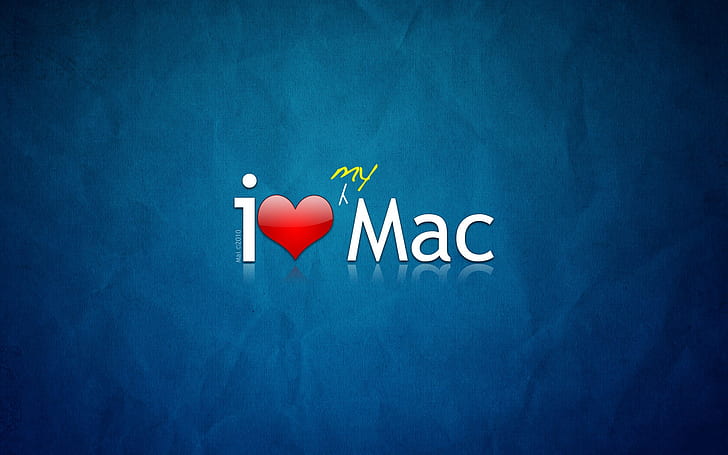 I Love my Mac, HD wallpaper