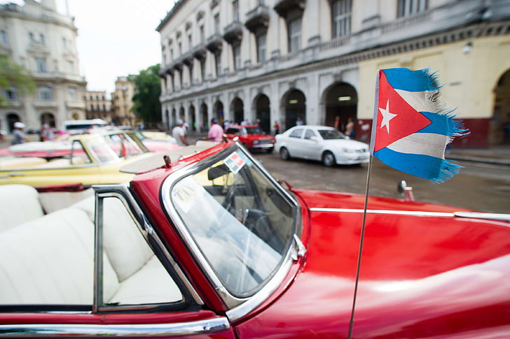 PRK 14 Cuban Flags for Cars Automobile Sticks to ur Glass Window Quality Made Cuba car Flags 