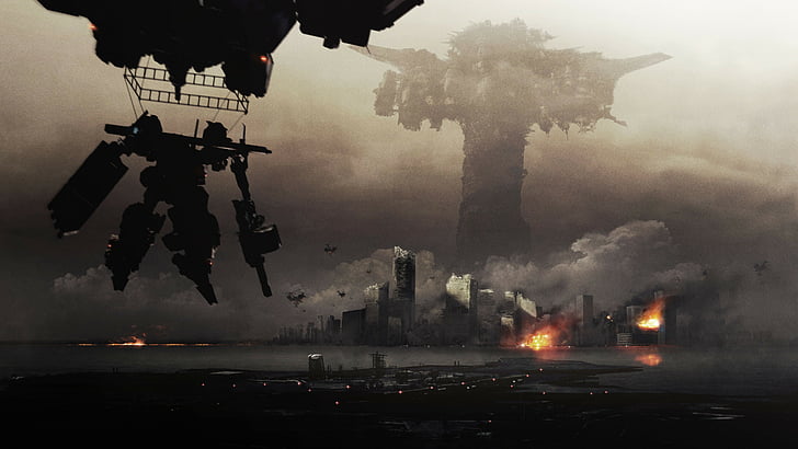 Armored Core: Verdict Day, robot, war, RTS, screenshot, gameplay