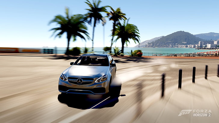 Forza Horizon 2, car, supercars, Mercedes-Benz, video games, HD wallpaper
