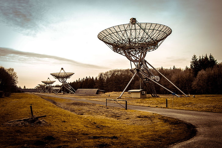 antennas, astronomical, communication, dish, exploration, netherlands, HD wallpaper