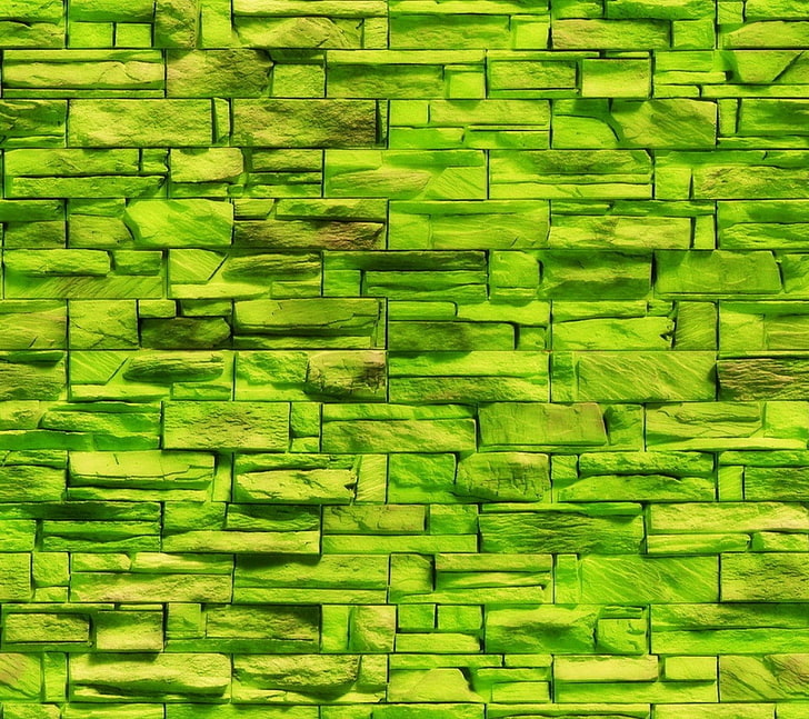 wall, green color, full frame, backgrounds, pattern, no people, HD wallpaper