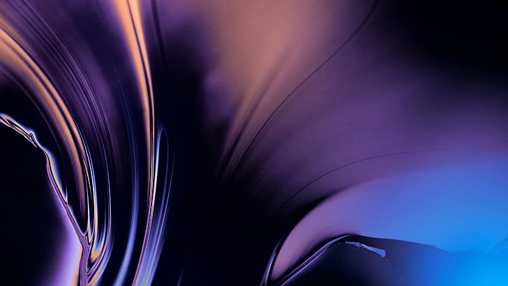 Purple Abstract MacOS Mojave Stock 5K, HD wallpaper