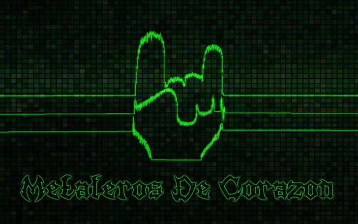 Metaleros De Corazon logo, metal music, alternative metal, heavy metal, HD wallpaper