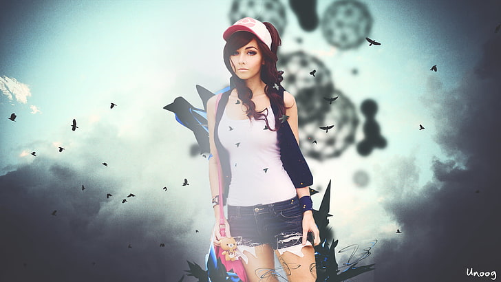 fantasy art, teen, Amy Thunderbolt, Beethy, young adult, one person, HD wallpaper