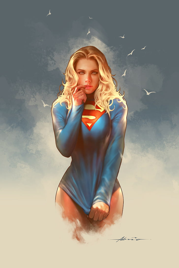 HD wallpaper: Supergirl, comic art, women, digital art, fan art, DC Comics  | Wallpaper Flare
