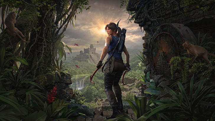 Lara Croft 4K Tomb Raider Wallpaper, HD Games 4K Wallpapers, Images and  Background - Wallpapers Den