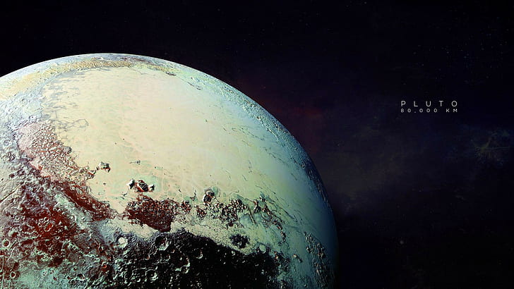planet, space, Pluto, HD wallpaper
