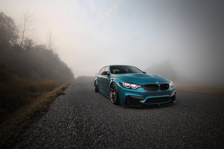 BMW, Blue, Fog, F80, Sight, LED, HD wallpaper