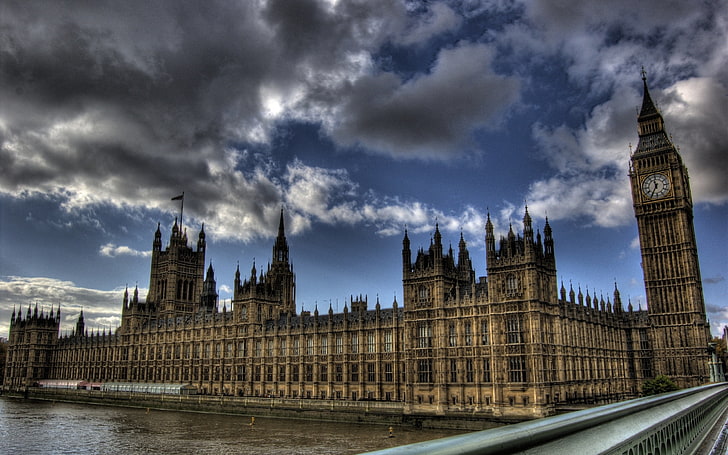 London, Big Ben, thames, hdr, houses Of Parliament - London, london - England, HD wallpaper