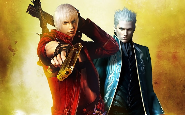 Wallpaper Gun, Dante, Devil May Cry for mobile and desktop, section игры,  resolution 1920x1080 - download