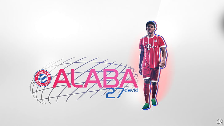 FC Bayern , Bayern Munich, David Alaba, one person, sport, athlete, HD wallpaper