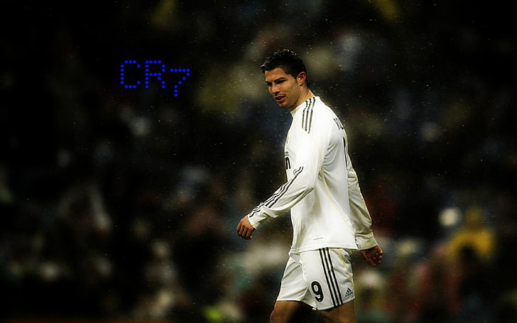 Cristiano Ronaldo, Real Madrid, young adult, sport, one person, HD wallpaper