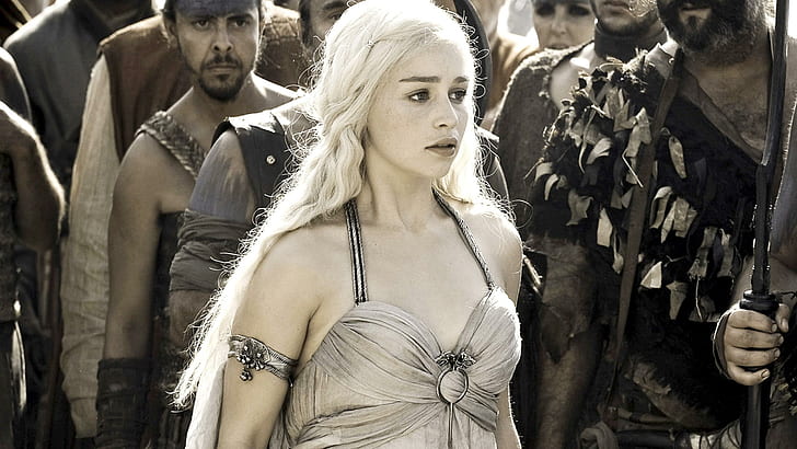 Emilia Clarke as Daenerys Targaryen, HD wallpaper
