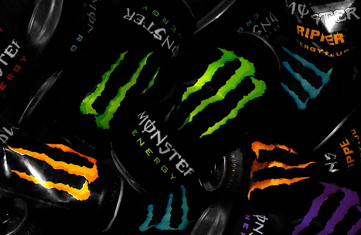Hd Wallpaper Many Monster Energy Tins Photo Picture Hd Wallpape Wallpaper Flare