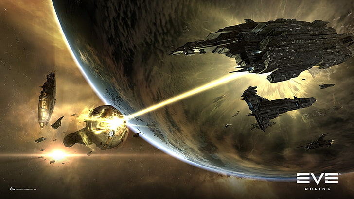 EVE Online, PC gaming, science fiction, space, nature, water, HD wallpaper