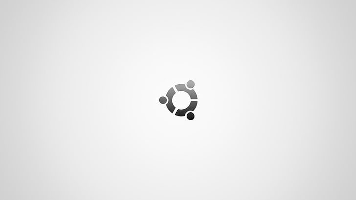 Ubuntu logo, minimalism, Linux, studio shot, no people, indoors
