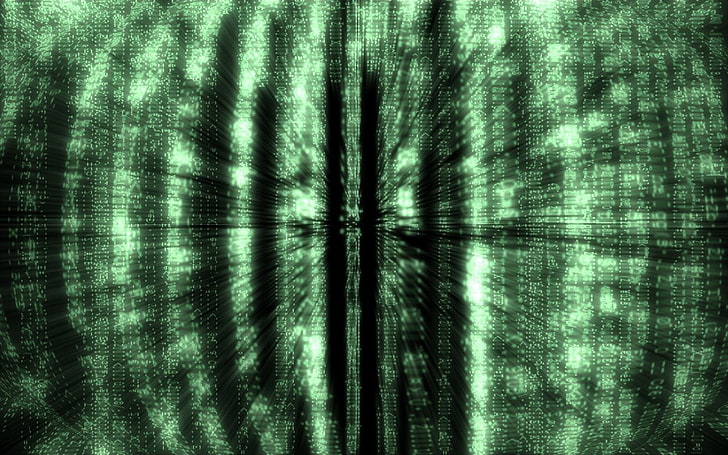 The Matrix background illustration, pattern, full frame, no people, HD wallpaper