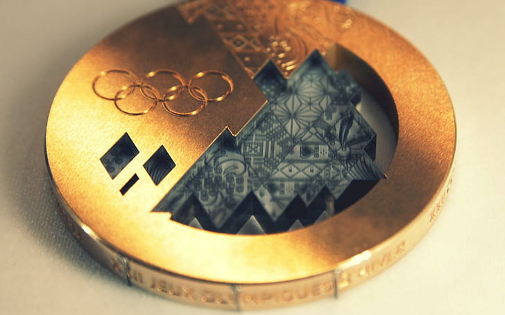 Gold Medal Olympic Games Sochi 2014, HD wallpaper